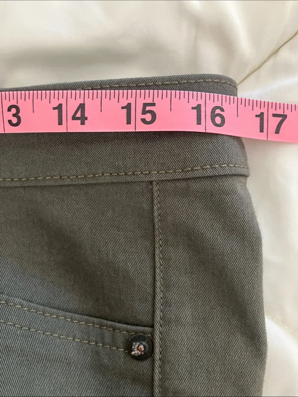 RAG & BONE Women’s Store Exclusive Army Green Halifax Skinny Pants Size 30 NWOT - Picture 9 of 10